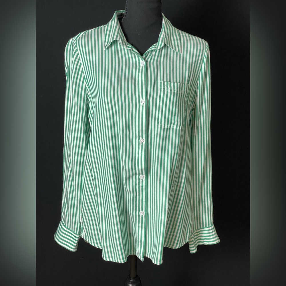 Striped Long Sleeve Blouse